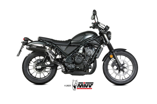 MIVV HR-1 Auspuff schwarz passend für HONDA CL 500 2023-2024