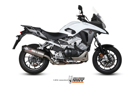 MIVV OVAL Auspuff passend für Honda Crossrunner 800 2015-2020