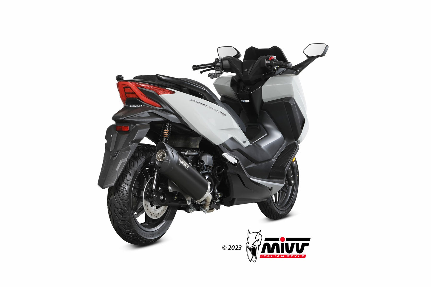 MIVV MOVER Auspuff schwarz passend für HONDA FORZA 350 2022-2024