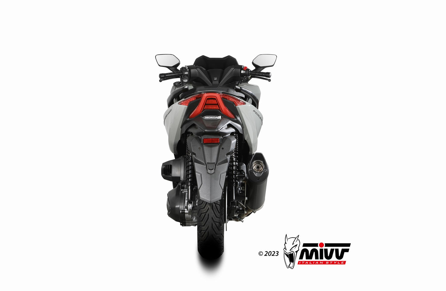 MIVV MOVER Auspuff schwarz passend für HONDA FORZA 350 2022-2024