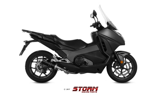 STORM GP Auspuff schwarz passend für HONDA INTEGRA 750 2016-2021