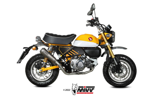 MIVV X-M1 Auspuff Komplettanlage Titan passend für Honda Monkey 125 2018-2024