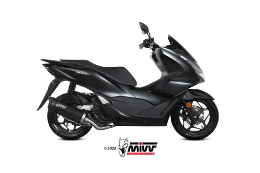 MIVV MOVER Auspuff Komplettanlage schwarz passend für HONDA PCX 125 2021-2024