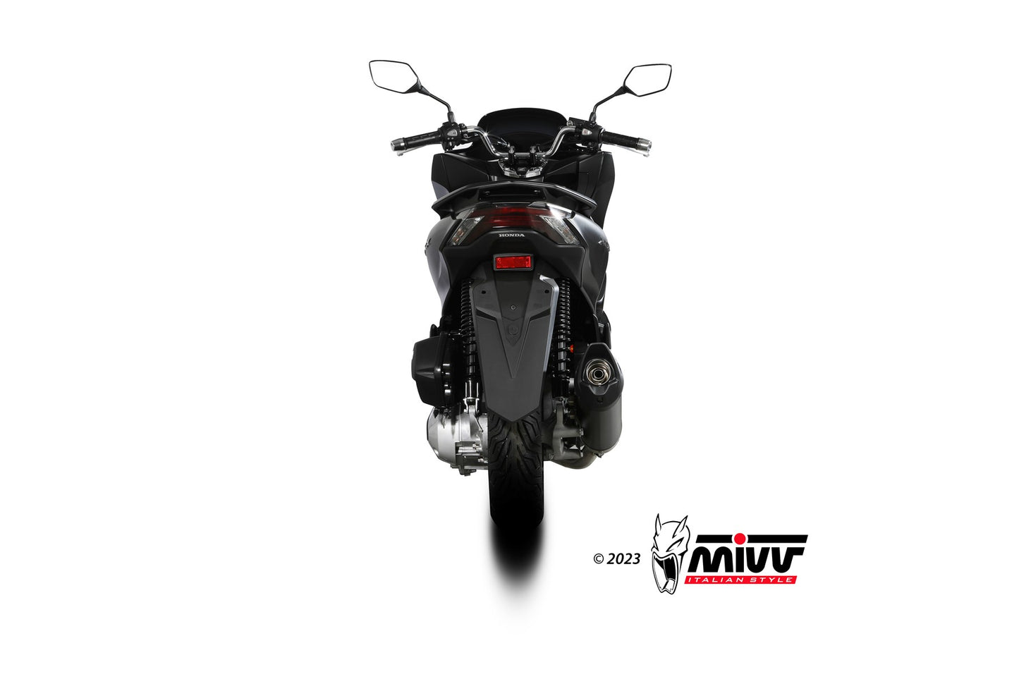 MIVV MOVER Auspuff Komplettanlage schwarz passend für HONDA PCX 125 2021-2024