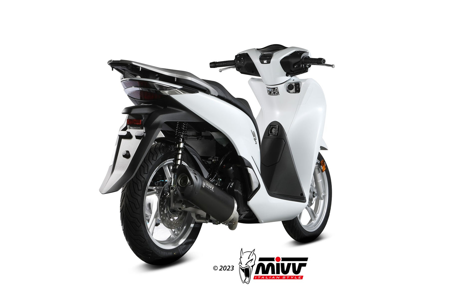 MIVV MOVER Auspuff schwarz passend für HONDA SH 150 2020-2024