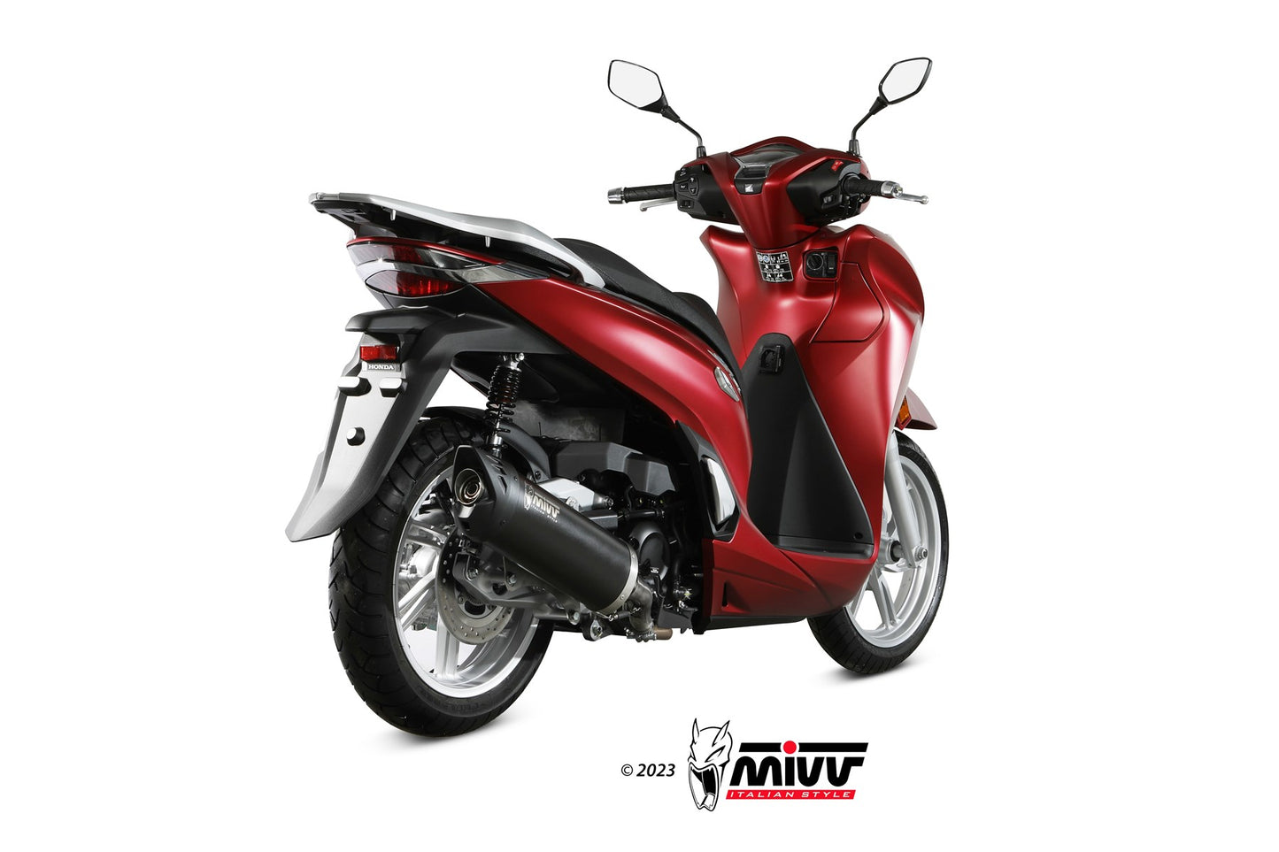 MIVV MOVER Auspuff schwarz passend für HONDA SH 350 2022-2024
