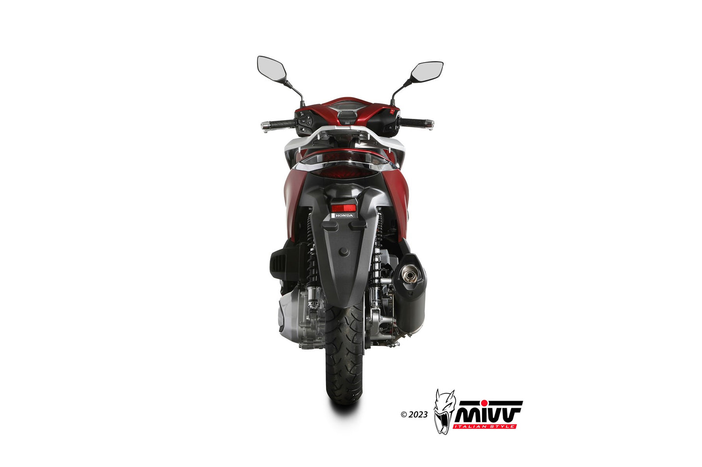 MIVV MOVER Auspuff schwarz passend für HONDA SH 350 2022-2024