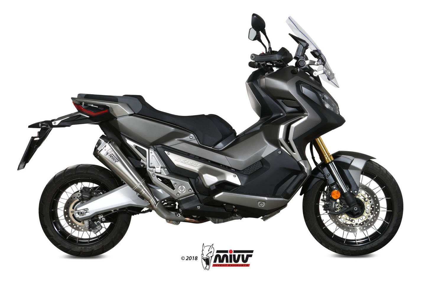 MIVV Delta Race Auspuff Edelstahl passend für HONDA X-ADV 750 2017-2026