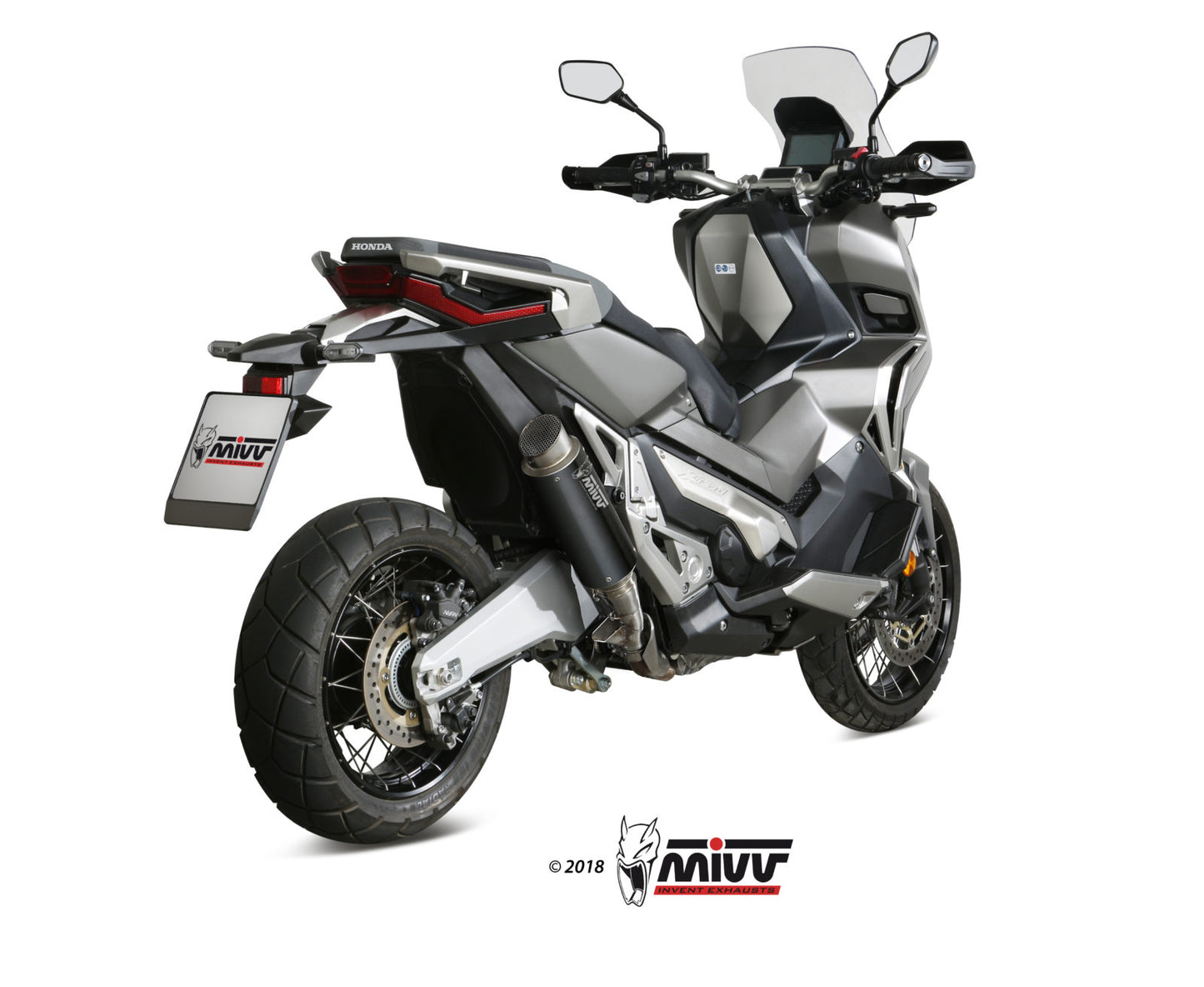 MIVV GPpro Auspuff schwarz passend für HONDA X-ADV 750 2017-2026