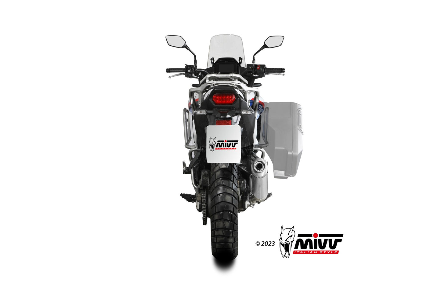 MIVV Oval Auspuff Edelstahl passend für HONDA XL750 TRANSALP 2023-2026