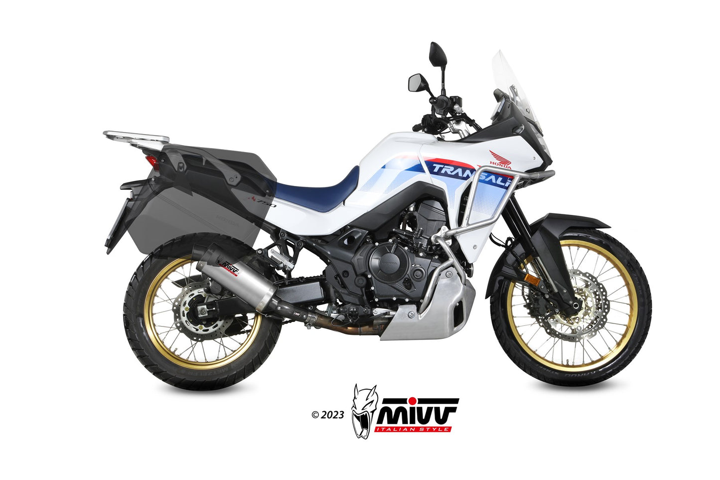 MIVV Oval Auspuff Edelstahl passend für HONDA XL750 TRANSALP 2023-2026