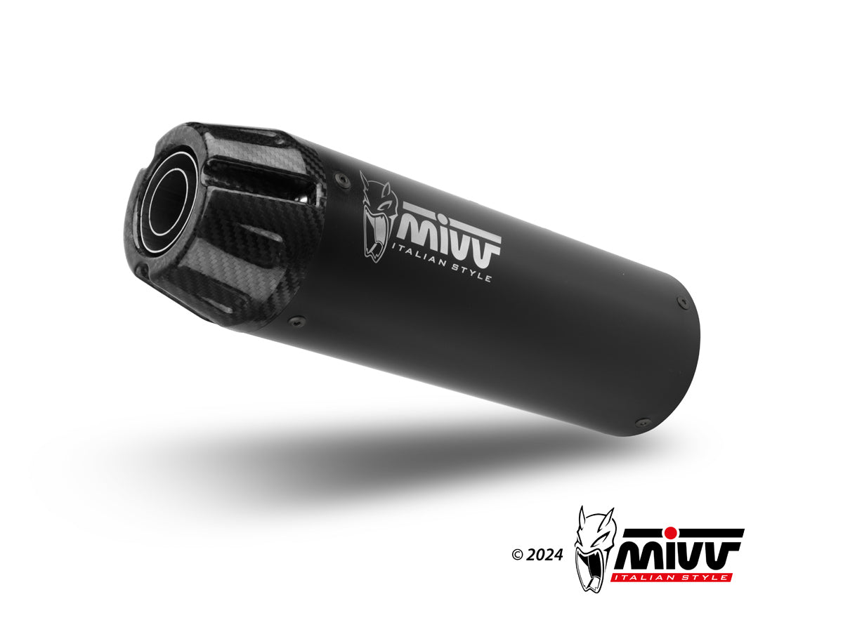 MIVV HR-1 Auspuff Edelstahl schwarz passend für HONDA CL 500 2023-2024