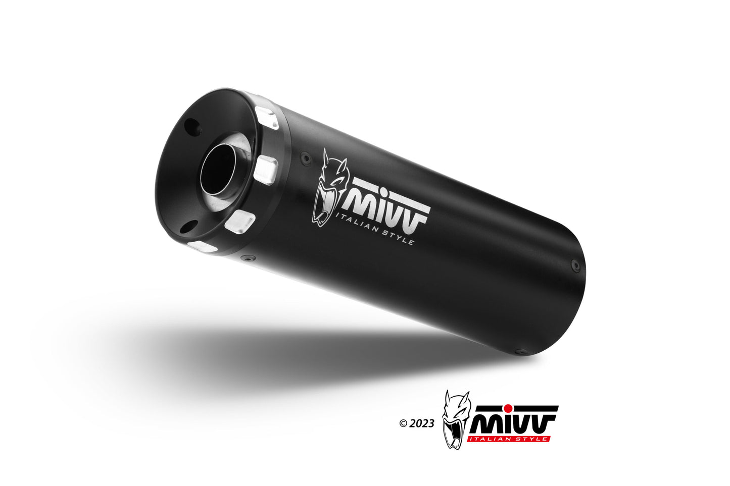 MIVV HR-1 Auspuff Komplettanlage schwarz passend für YAMAHA XSR 125 2022-2024