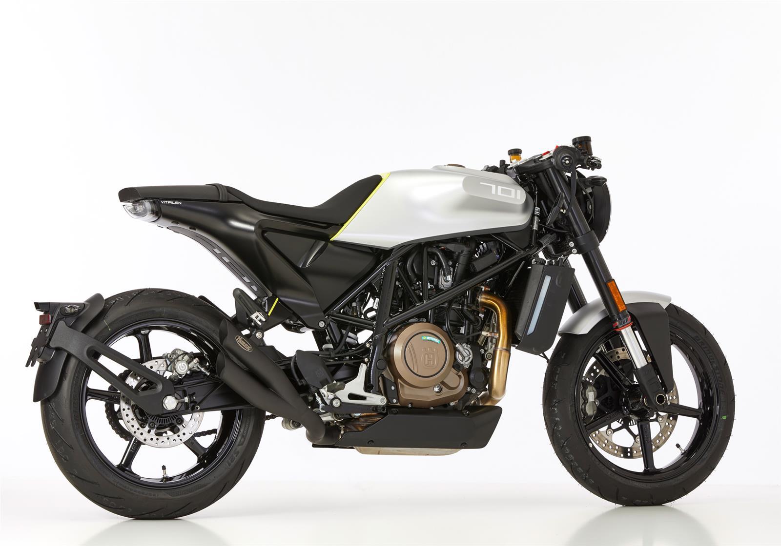 HURRIC Pro 2 Auspuff passend für Husqvarna Svartpilen 701 2018-2020 - Kama Bike Parts