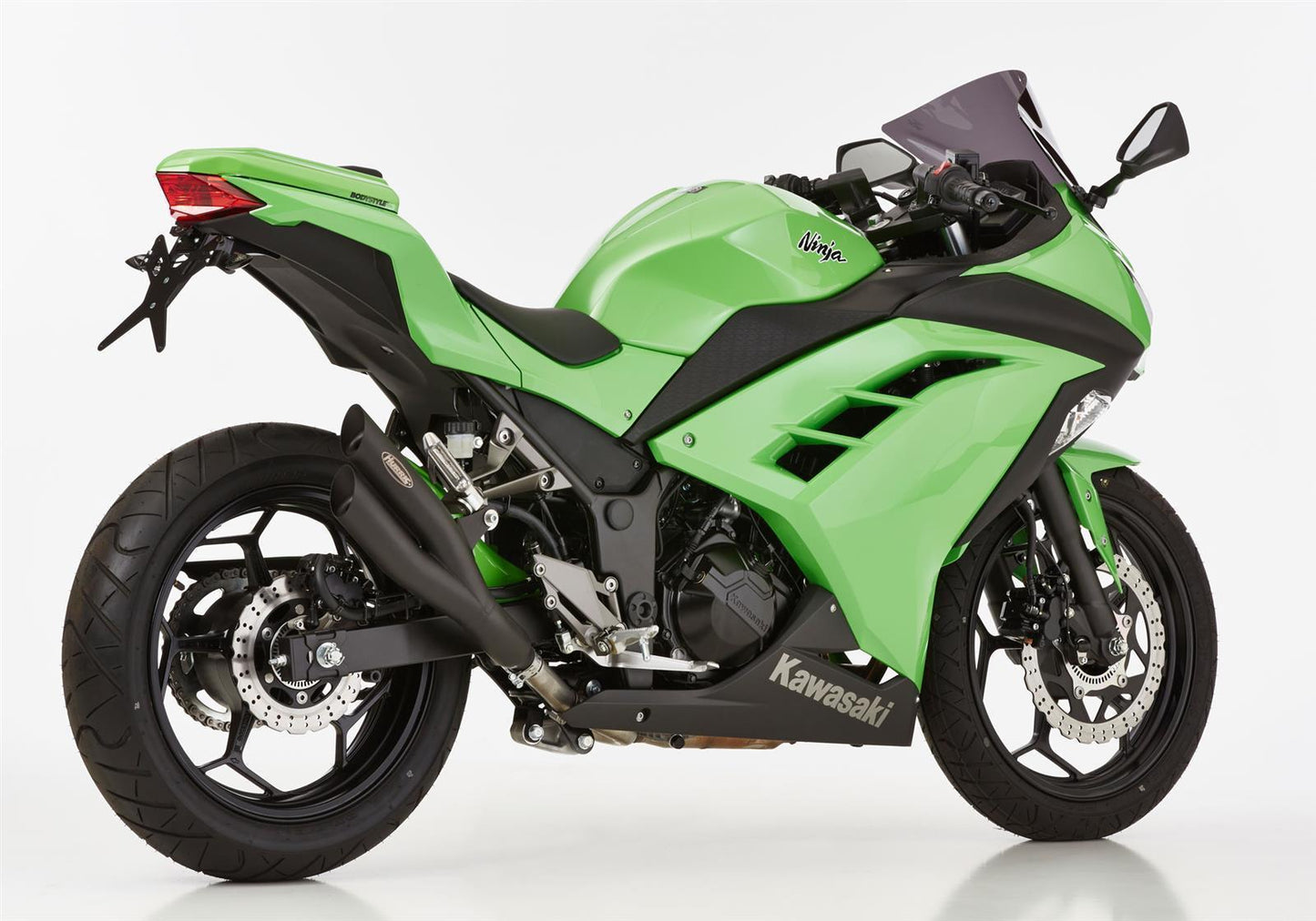 HURRIC Pro 2 Auspuff passend für Kawasaki Z300 2015-2016 - Kama Bike Parts