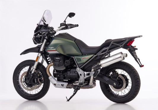 HURRIC Rac 1 Auspuff passend für MOTO GUZZI V85 TT 2021-2024 - Kama Bike Parts