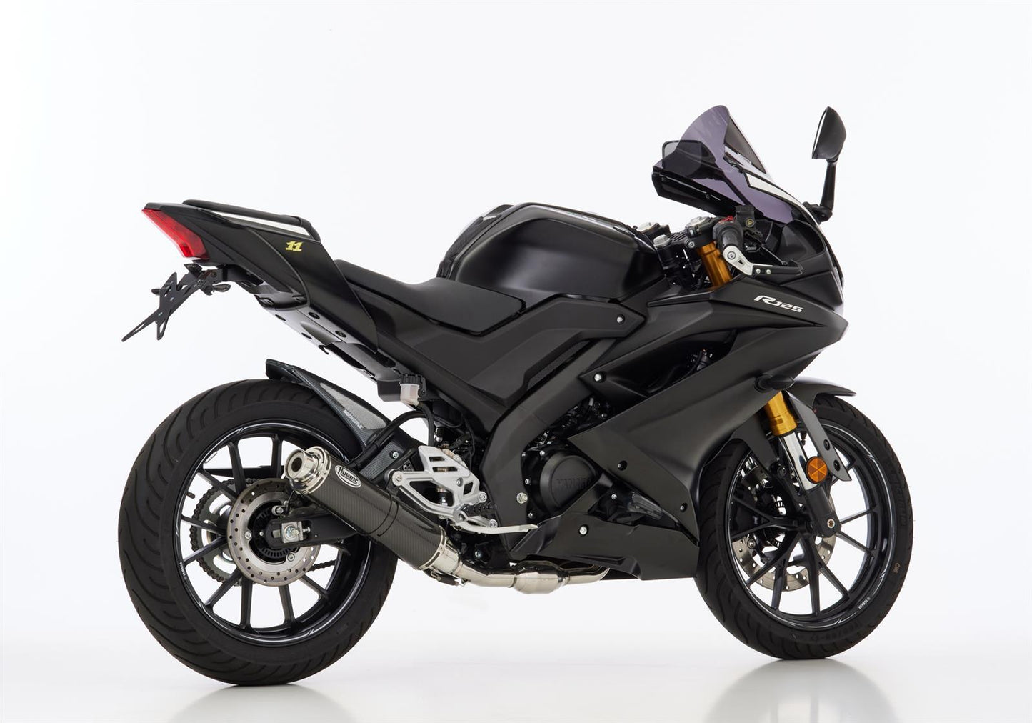 HURRIC Supersport Auspuff passend für Yamaha MT-125 2021-2024 - Kama Bike Parts