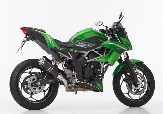 HURRIC Supersport Auspuff Super Short passend für Kawasaki Z125 2019-2024 - Kama Bike Parts