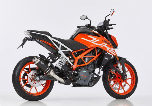 HURRIC Supersport Auspuff Super Short passend für KTM 250 Duke 2021-2021 - Kama Bike Parts