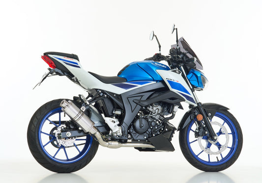 HURRIC Supersport Auspuff Super Short passend für SUZUKI GSX-S 125 2017-2021 - Kama Bike Parts