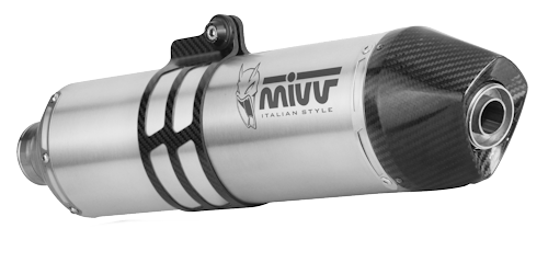 MIVV STR-1 Auspuff Edelstahl passend für HUSQVARNA 701 Enduro-Supermoto 2021-2024