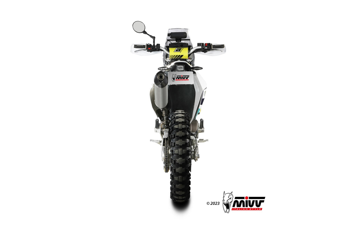 MIVV STR-1 Auspuff Titan passend für HUSQVARNA 701 Enduro / Supermoto 2021-2024