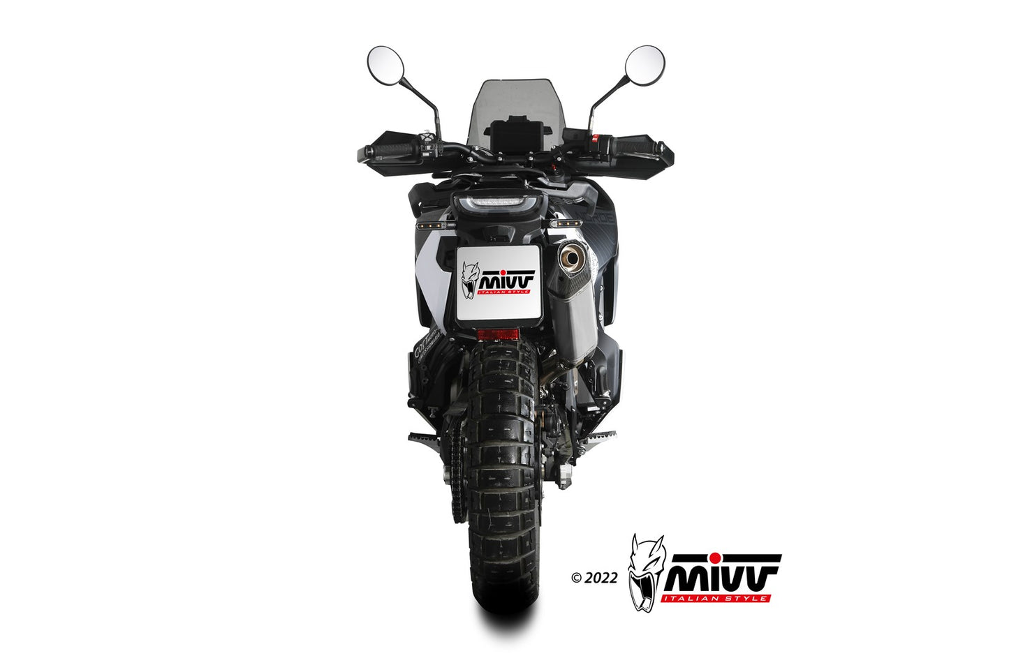 MIVV Speed Edge Auspuff Edelstahl passend für HUSQVARNA NORDEN 901 2022-2026