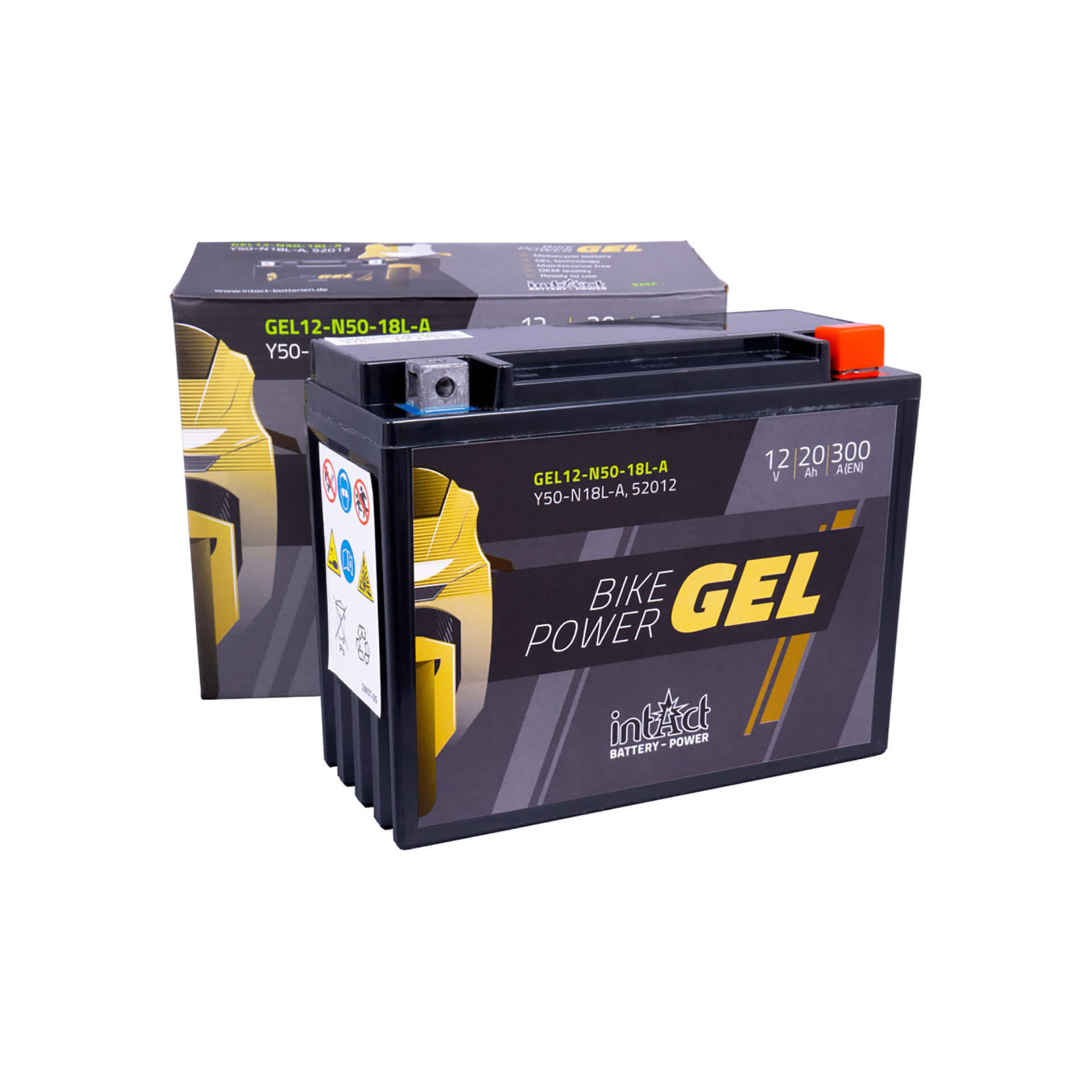 INTACT Bike Power GEL Batterie Y50-N18L-A - Kama Bike Parts
