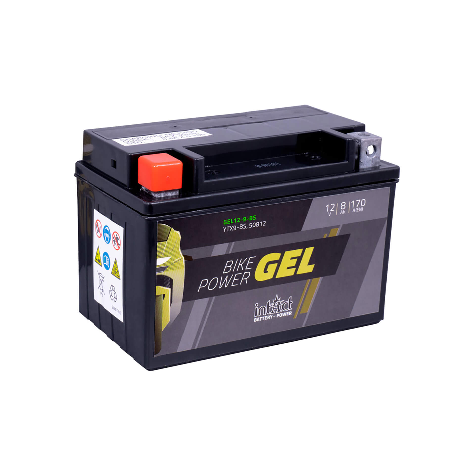 INTACT Bike Power GEL Batterie YTX9-BS - Kama Bike Parts