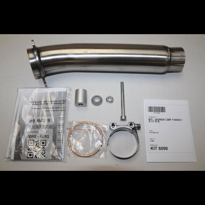 Auspuff HEXOVAL XTREM Evolution passend für Honda CBR 1100 XX/X-11 1999-2003 - Kama Bike Parts