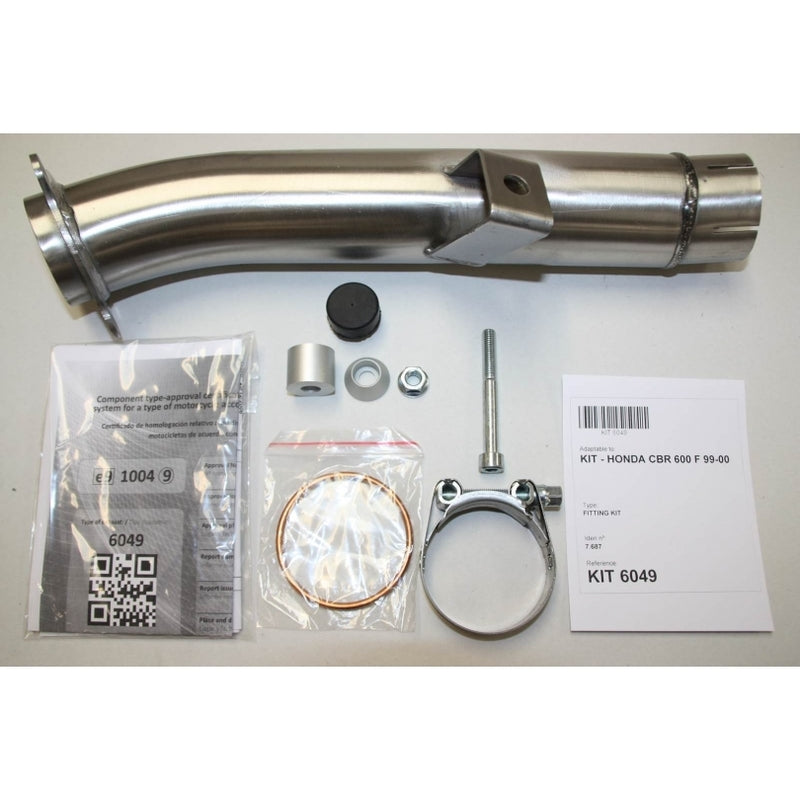 Auspuff HEXOVAL XTREM Evolution passend für Honda CBR 600 F 1999-2000 (PC35) - Kama Bike Parts