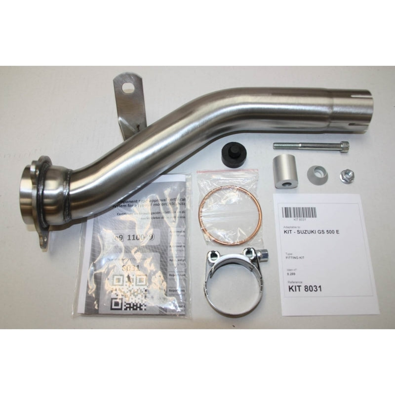 Auspuff HEXOVAL XTREM Evolution passend für Suzuki GS 500 E 1989-2000 GS 500 F 2004-2009 - Kama Bike Parts