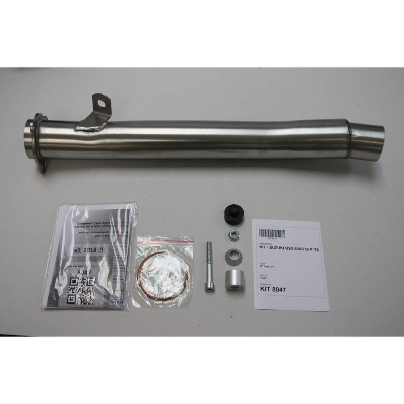 Auspuff HEXOVAL XTREM Evolution passend für Suzuki GSX 600 F GSX 750 F 1998-2005 - Kama Bike Parts