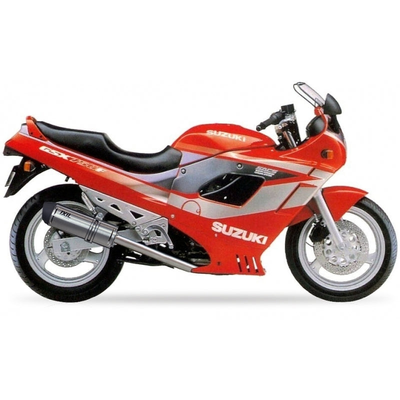 Auspuff HEXOVAL XTREM Evolution passend für Suzuki GSX 600 GSX 750 F 1988-1997 - Kama Bike Parts