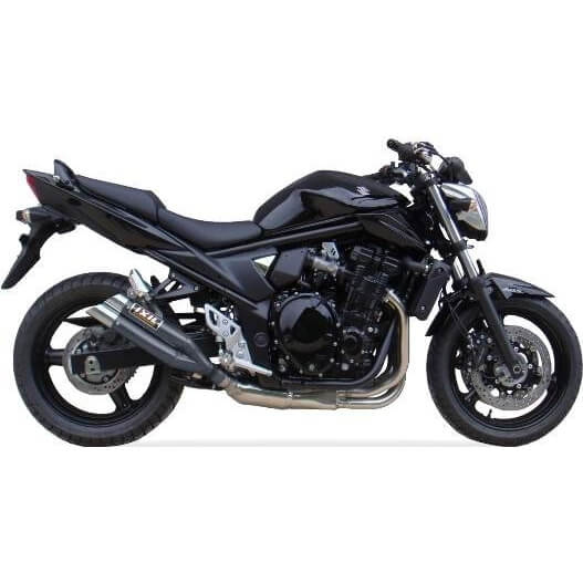 Auspuff Hyperlow black XL passend für Suzuki GSX 1250 FA ABS 2010-2015 - Kama Bike Parts
