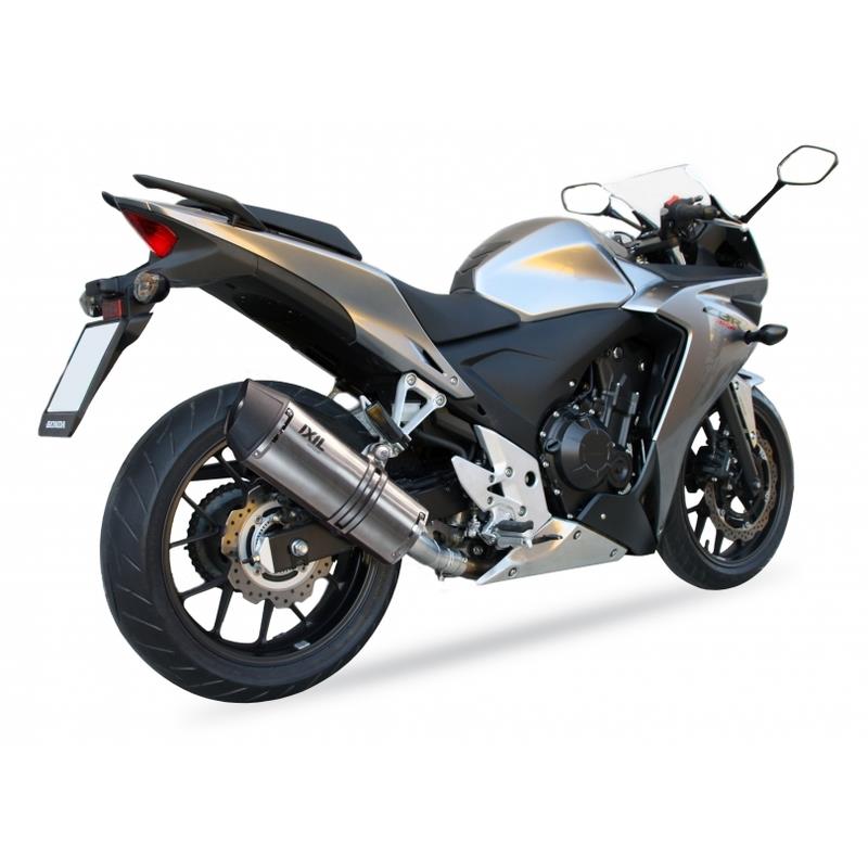 HEXOVAL XTREM Evolution Auspuff passend für Honda CBR 500 R / CB 500 F 2013-2018 - Kama Bike Parts