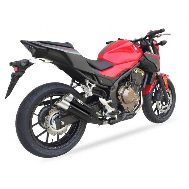 Hyperlow black XL Auspuff passend für Honda CBR 500 R 2016-2018 - Kama Bike Parts