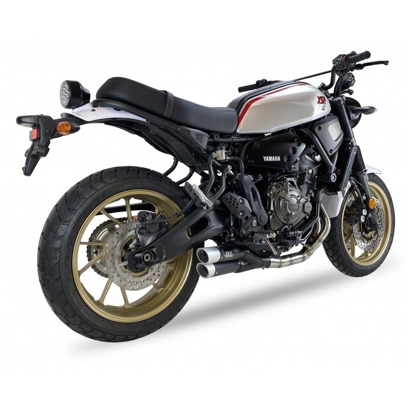 Hyperlow black XL Auspuff passend für Yamaha XSR 700 2021-2023 - Kama Bike Parts
