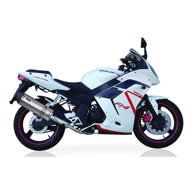 IXIL Auspuff HEXOVAL Evolution passend für Daelim VJF 125 R Roadwin 2007-2015 - Kama Bike Parts