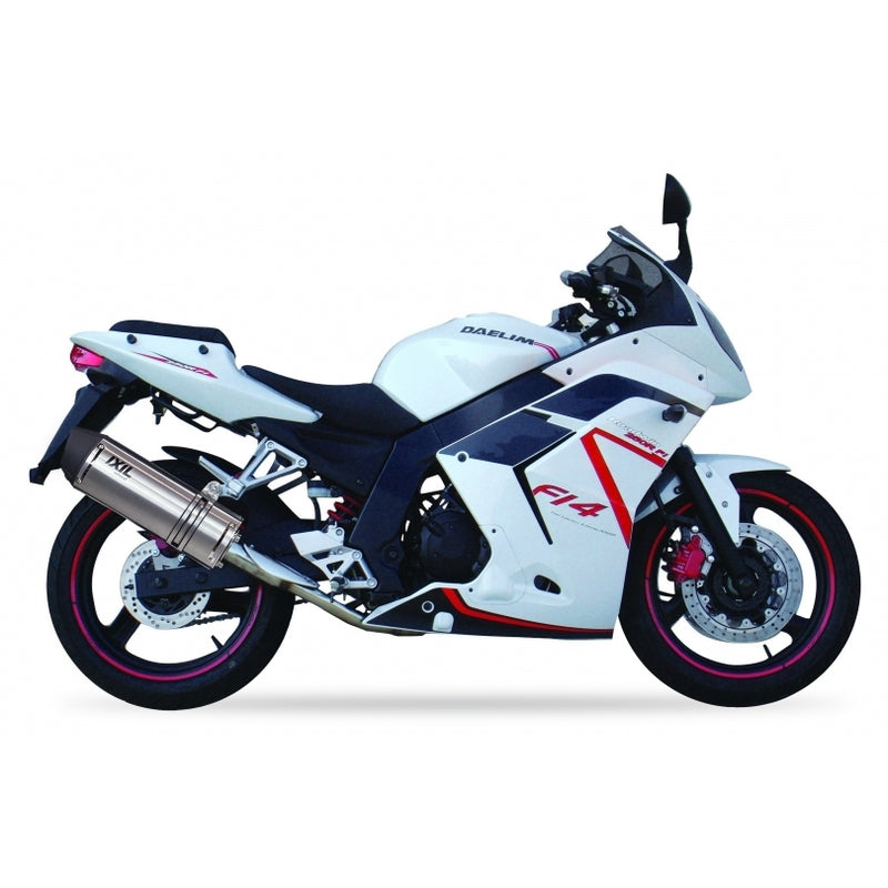 IXIL Auspuff HEXOVAL XTREM Evolution passend für Daelim VJ 125 Roadwin - Kama Bike Parts