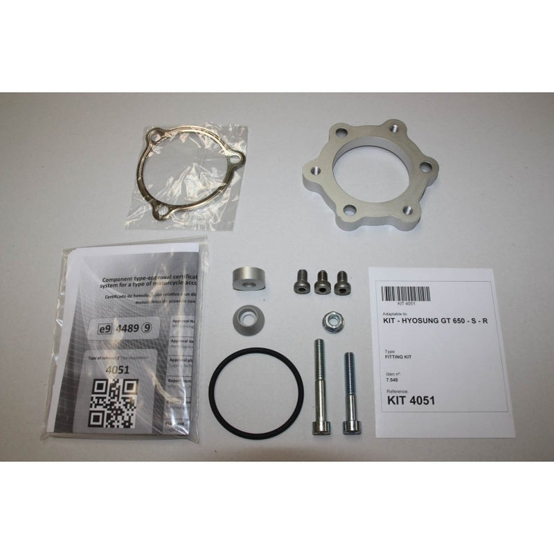 IXIL Auspuff HEXOVAL XTREM Evolution passend für Hyosung GT 650 R / S - Kama Bike Parts