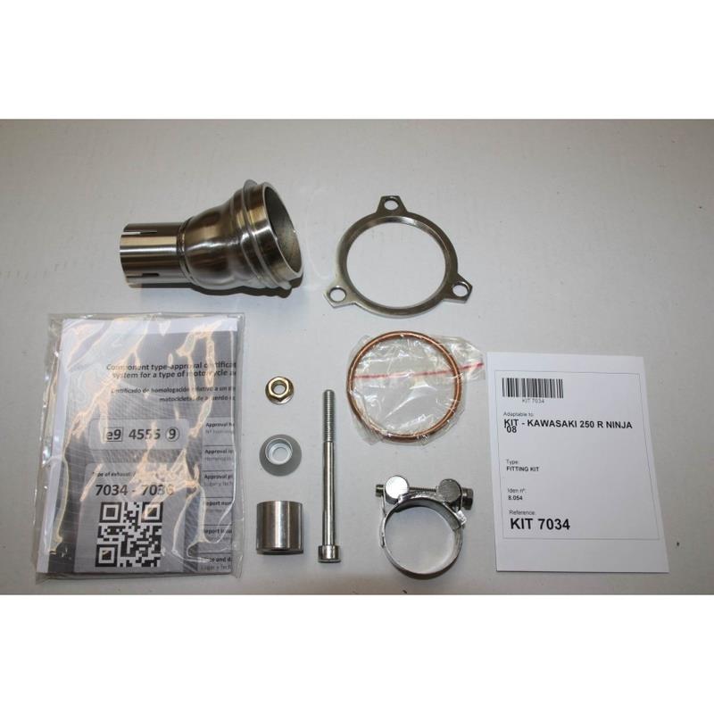 IXIL Auspuff HEXOVAL XTREM Evolution passend für Kawasaki Ninja 250 R 2008-2012 - Kama Bike Parts