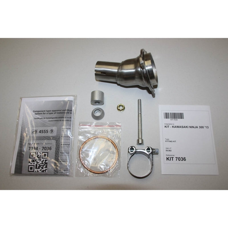 IXIL Auspuff HEXOVAL XTREM passend für Kawasaki ZX 300 R Ninja 2013-2015 - Kama Bike Parts