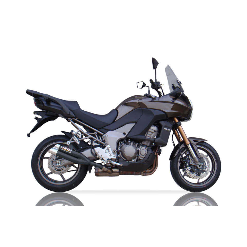 IXIL Auspuff Hyperlow black XL passend für Kawasaki Versys 1000 2012-2019 - Kama Bike Parts