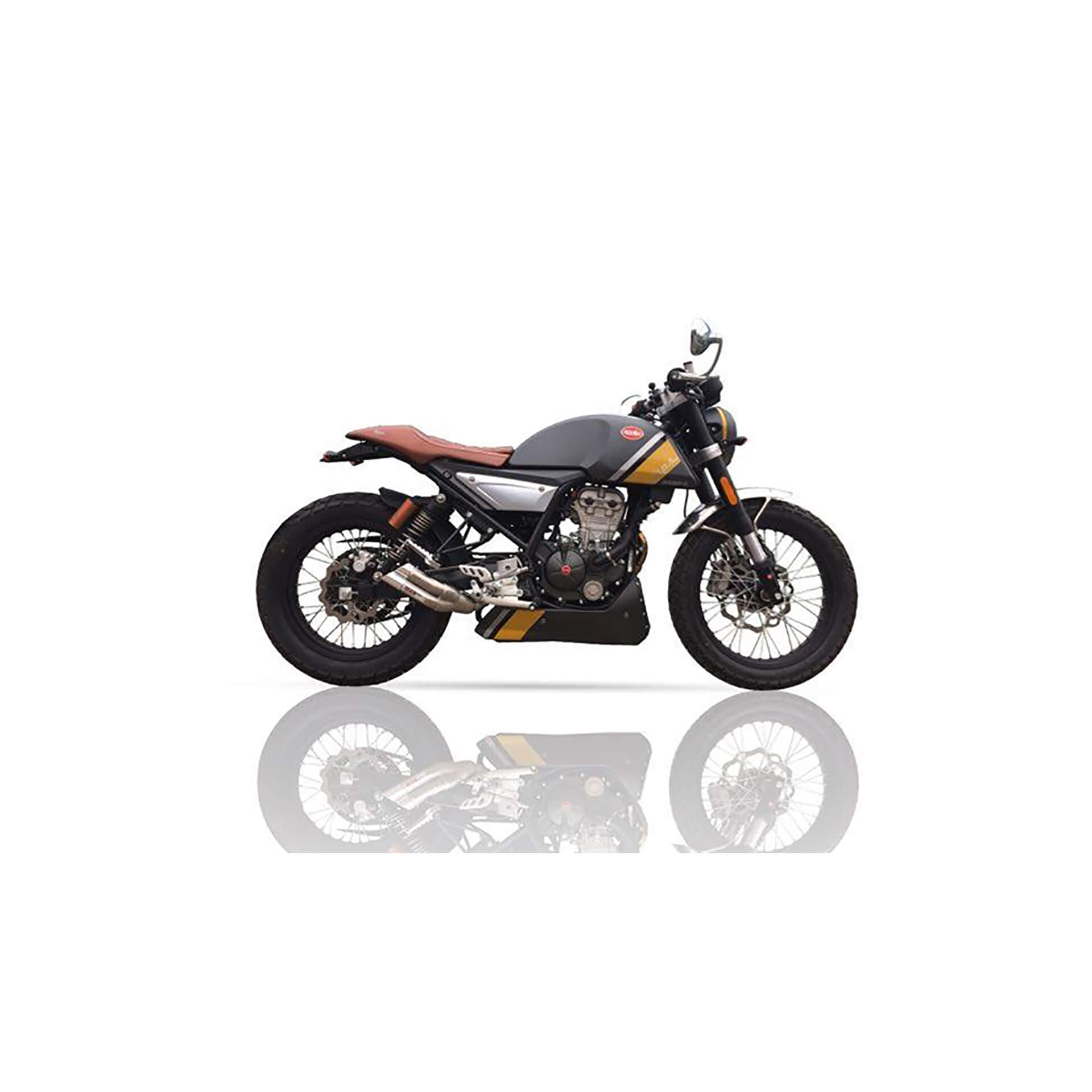 IXIL Hyperlow Auspuff passend für Mondial HPS 125i Dualexit - Kama Bike Parts