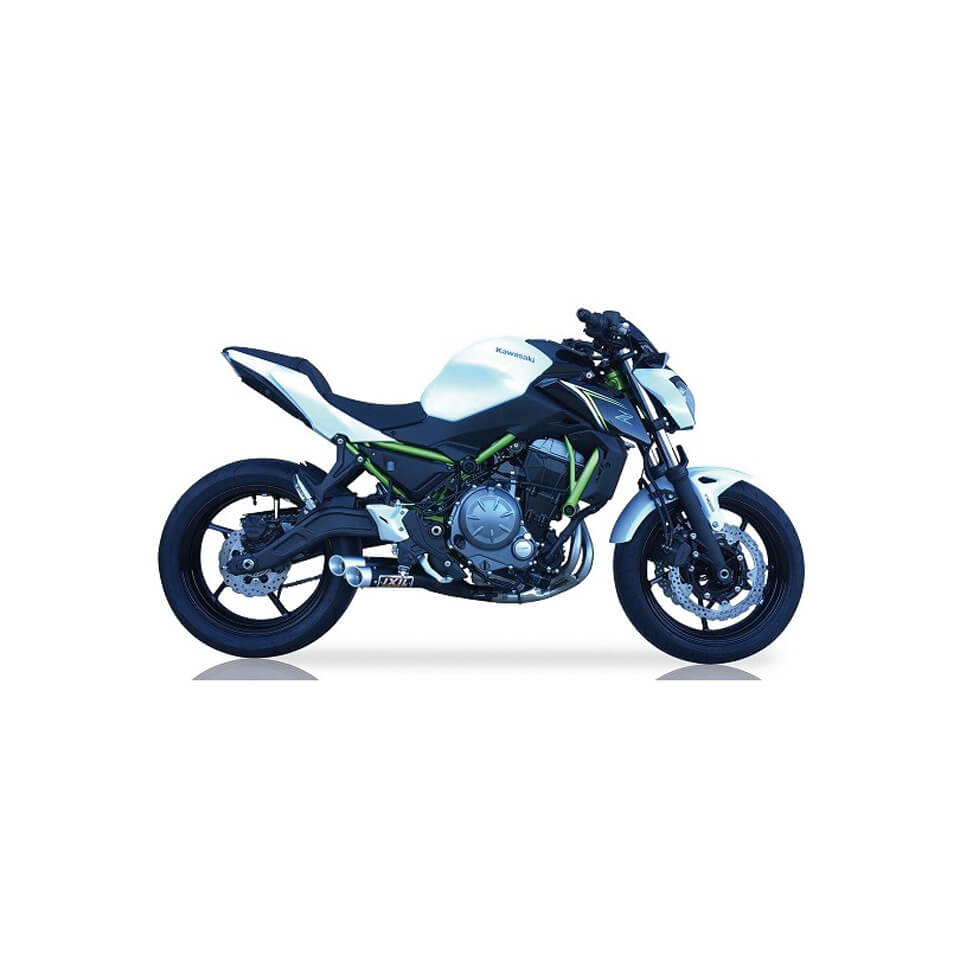 IXIL Hyperlow black XL Auspuff passend für Kawasaki Z 650 2017-2019 (Euro4) - Kama Bike Parts