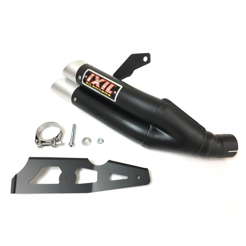 IXIL Hyperlow black XL Auspuff passend für Kawasaki Z 900 2017- (Euro4) - Kama Bike Parts