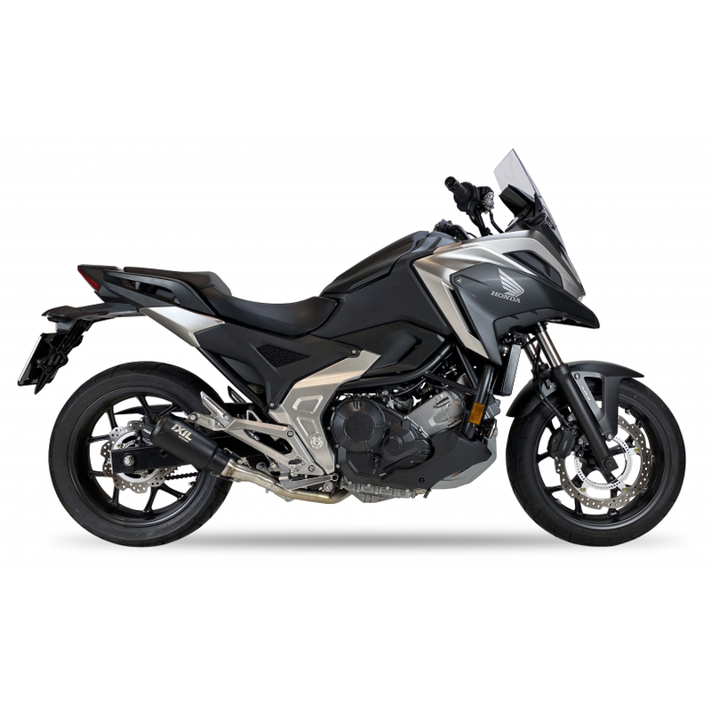 IXIL RB Edelstahl black Auspuff passend für HONDA NC 750 INTEGRA 2014-2020 - Kama Bike Parts