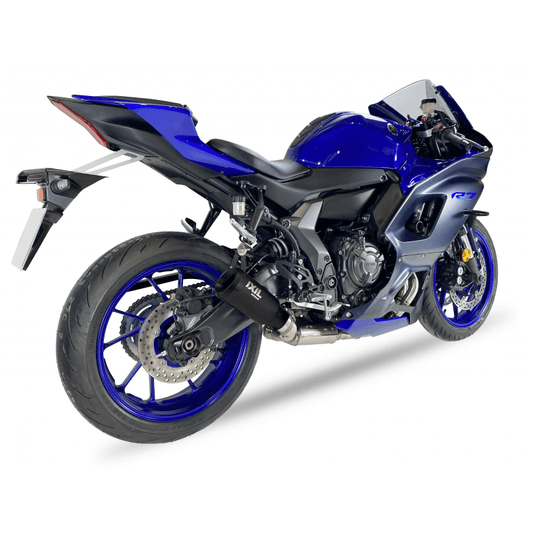 IXIL RB Edelstahl black-Auspuff passend für Yamaha YZF-R7 (RM39 RM40) 2021- - Kama Bike Parts