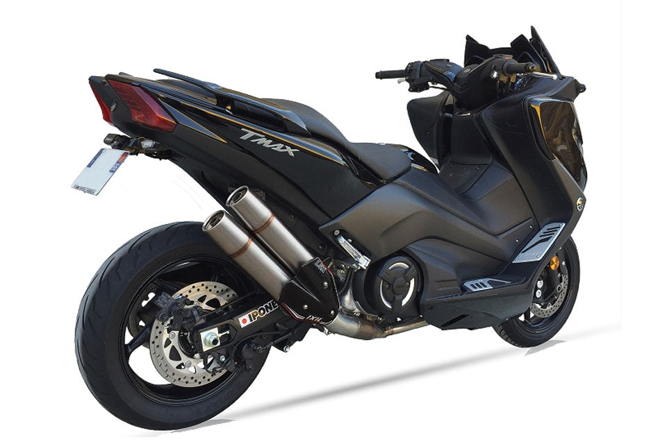 L5X-Hyperlow-Auspuff passend für Yamaha XP 530 T-Max (SJ14) DX / SX 2017-2023 - Kama Bike Parts